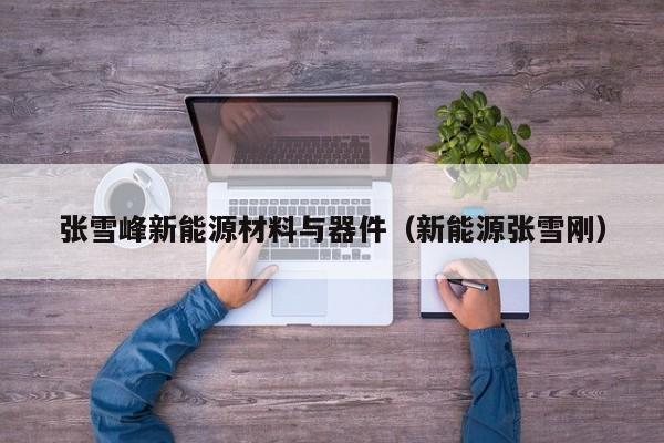 张雪峰新能源材料与器件（新能源张雪刚）