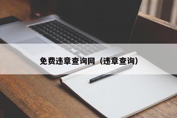 免费违章查询网（违章查询）