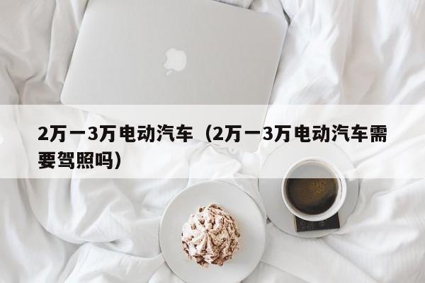 2万一3万电动汽车（2万一3万电动汽车需要驾照吗）
