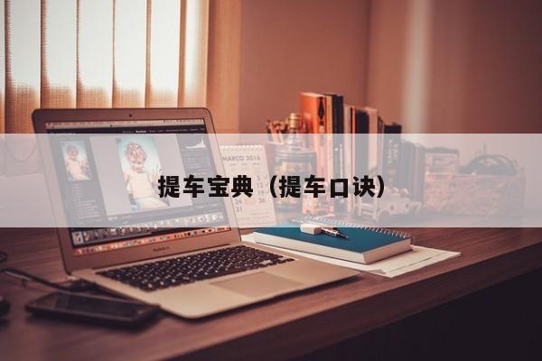 提车宝典（提车口诀）